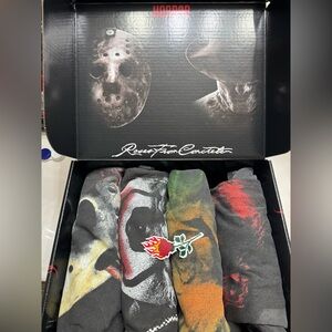 CivilRegime Roses From Concrete Sz L Black Graphic Oversized T-Shirt Horror Box